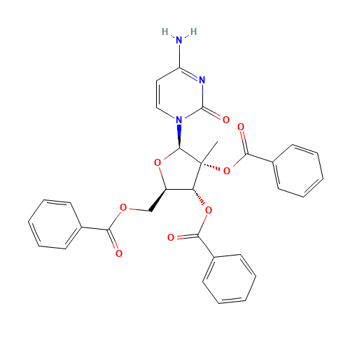 2'-C-Methyl-2',3',5'-tri-O-benzoylcytidine (CAS: 640725-69-5) - Related Chemical Product