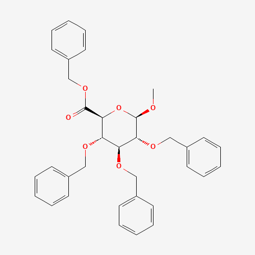 Methyl 2,3,4-Tri-O-benzyl-b-D-glucuronic Acid, Benzyl Ester (CAS: 4356-83-6) - Related Chemical Product