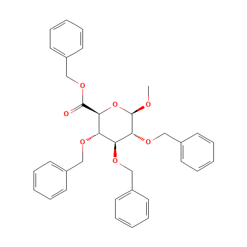 Methyl 2,3,4-Tri-O-benzyl-b-D-glucuronic Acid, Benzyl Ester (CAS: 4356-83-6) - Related Chemical Product
