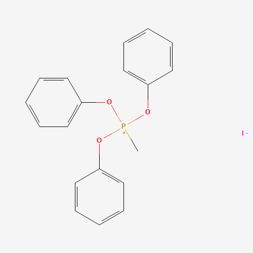 Methyltriphenoxyphosphonium Iodide (CAS: 17579-99-6) - Chemical Structure and Molecular Formula 