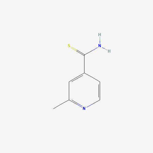 2-Methylthioisonicotinamide (CAS: 3390-77-0) - Chemical Structure and Molecular Formula 