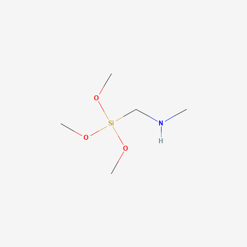 N-Methyl-1-(trimethoxysilyl)methanamine (CAS: 123271-16-9) - Chemical Structure and Molecular Formula 