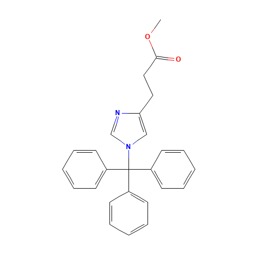 Methyl 3-(1-Tritylimidazol-4-yl) Propionate (CAS: 102676-60-8) - Related Chemical Product