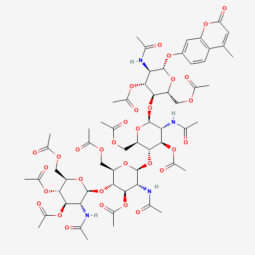 4-Methylumbelliferyl b-Chitotetraose Tridecaacetate (CAS: 92574-74-8) - Related Chemical Product