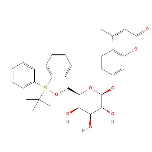 4-Methylumbelliferyl 6-O-(tert-Butyldiphenylsilyl)-b-D-galactopyranoside (CAS: 296776-03-9) - Related Chemical Product