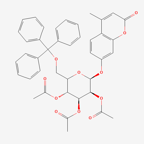 4'-Methylumbelliferyl 2,3,4,-Tri-O-acetyl-6-O-trityl-b-D-glucopyranoside (CAS: 937018-35-4) - Related Chemical Product