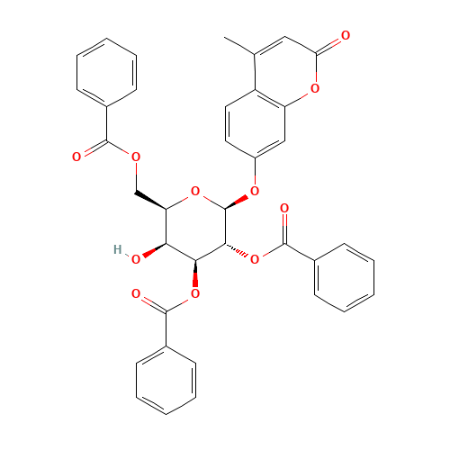 4-Methylumbelliferyl 2,3,6-Tri-O-benzoyl-b-D-galactopyranoside (CAS: 849207-61-0) - Related Chemical Product