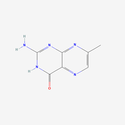 7-Methylpterin (CAS: 13040-58-9) - Chemical Structure and Molecular Formula 