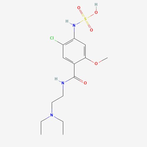 Metoclopramide N4-Sulfonate (CAS: 27260-42-0) - Chemical Structure and Molecular Formula 