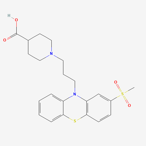 Metopimazine Acid (CAS: 18182-00-8) - Chemical Structure and Molecular Formula 