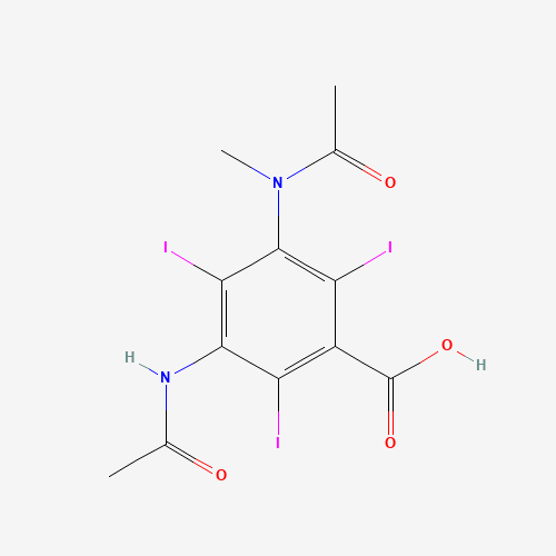 Metrizoic Acid (CAS: 1949-45-7) - Chemical Structure and Molecular Formula 