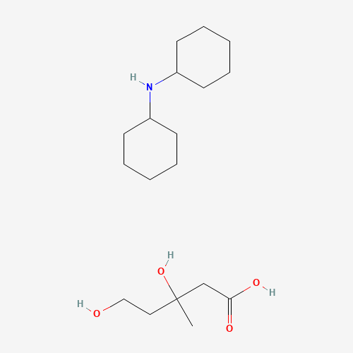 D,L-Mevalonic Acid Dicyclohexylammonium Salt (CAS: 1215802-31-5) - Chemical Structure and Molecular Formula 