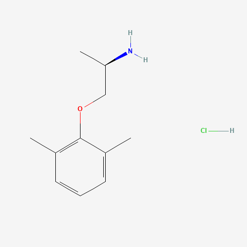 R-(-)-Mexiletine Hydrochloride (CAS: 81771-86-0) - Chemical Structure and Molecular Formula 