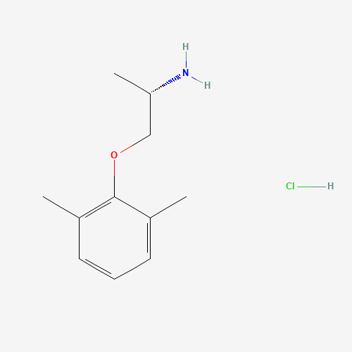 S-(+)-Mexiletine Hydrochloride (CAS: 81771-85-9) - Chemical Structure and Molecular Formula 