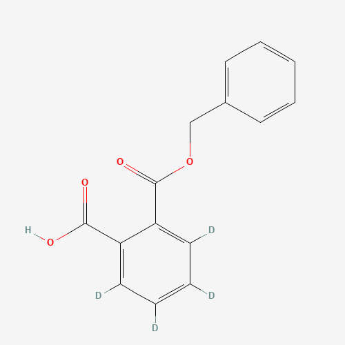 Monobenzyl Phthalate-d4 (CAS: 478954-83-5) - Chemical Structure and Molecular Formula 