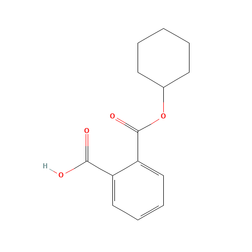 Monocyclohexyl Phthalate (CAS: 7517-36-4) - Chemical Structure and Molecular Formula 