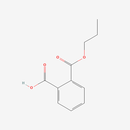 Monopropyl Phthalate (CAS: 4376-19-6) - Chemical Structure and Molecular Formula 