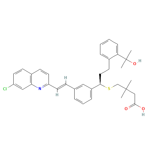 Montelukast Gem-dimethylmethylene Analogue (CAS: 162489-70-5) - Related Chemical Product