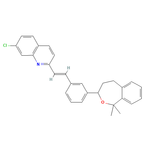 Montelukast Cyclizate Ether impurity (CAS: 168214-67-3) - Related Chemical Product