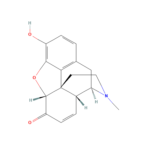 Morphinone (CAS: 467-02-7) - Chemical Structure and Molecular Formula 