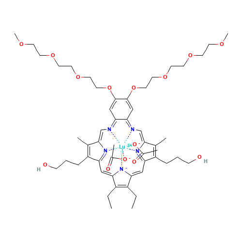 Motexafin Lutetium Hydrate (CAS: 156436-90-7) - Chemical Structure and Molecular Formula 