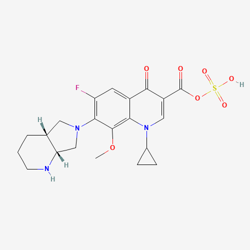 Moxifloxacin Acyl Sulfate (CAS: 1217665-86-5) - Chemical Structure and Molecular Formula 