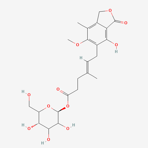 Mycophenolic Acid Acyl-b-D-glucoside (CAS: 344562-78-3) - Chemical Structure and Molecular Formula 