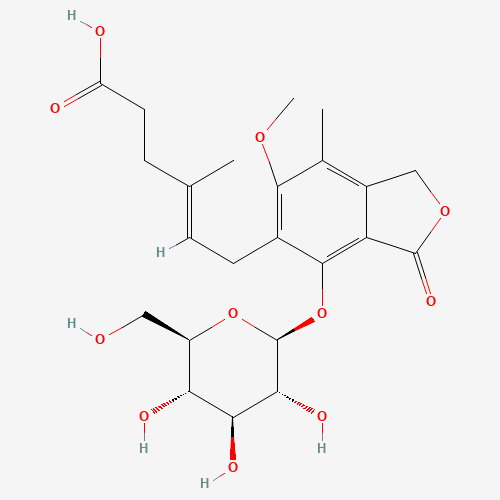 Mycophenolic Acid Phenolic b-D-Glucoside (CAS: 55533-52-3) - Chemical Structure and Molecular Formula 