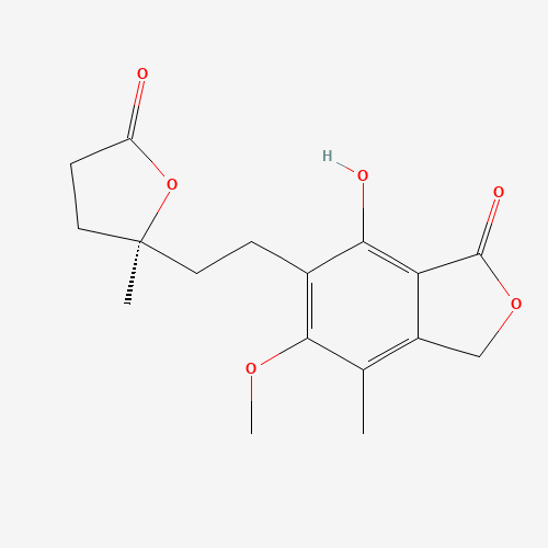 Mycophenolic Acid Lactone (EP Impurity H) (CAS: 79081-87-1) - Chemical Structure and Molecular Formula 