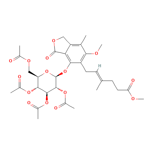 Mycophenolic Acid Methyl Ester Phenolic 6-(2,3,4,6-tetra-O-Acetyl-b-D-glucoside) (CAS: 1186295-42-0) - Related Chemical Product