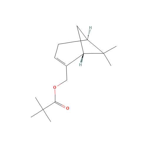 Myrtenol Pivalate (CAS: 76163-95-6) - Chemical Structure and Molecular Formula 