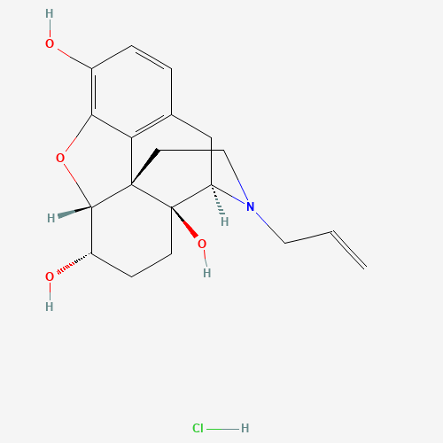 6a-Naloxol Hydrochloride (CAS: 34520-00-8) - Chemical Structure and Molecular Formula 