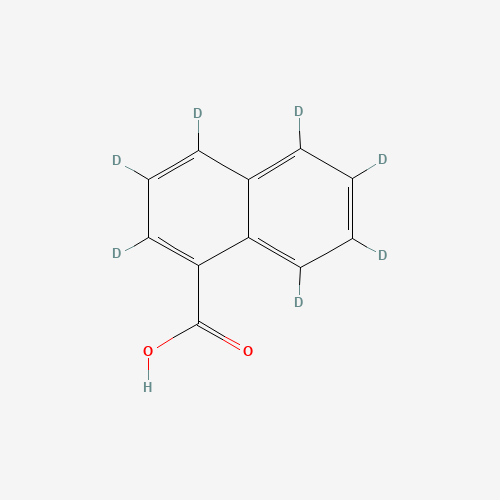 1-Naphthoic Acid-d7 (CAS: 634179-80-9) - Chemical Structure and Molecular Formula 