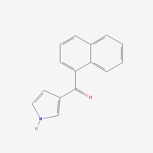 3-(1-Naphthoyl)pyrrole (CAS: 162934-76-1) - Chemical Structure and Molecular Formula 