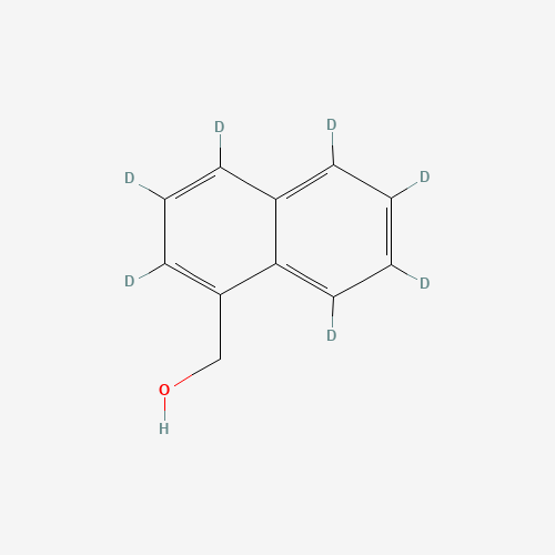 1-Naphthalenemethanol-d7 (CAS: 1189876-86-5) - Chemical Structure and Molecular Formula 