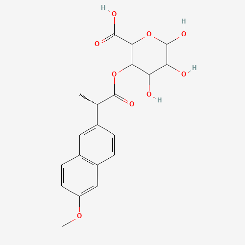 (S)-Naproxen Iso-acyl-b-D-glucuronide (CAS: 219476-92-3) - Chemical Structure and Molecular Formula 