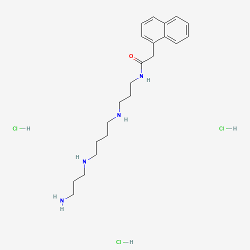 1-Naphthylacetyl Spermine Trihydrochloride chemical structure 1-Naphthylacetyl Spermine Trihydrochloride (CAS: 1049731-36-3) - Chemical Structure and Molecular Formula