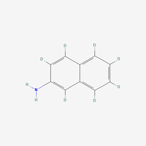 2-Naphthylamine-d7 (CAS: 93951-94-1) - Chemical Structure and Molecular Formula 