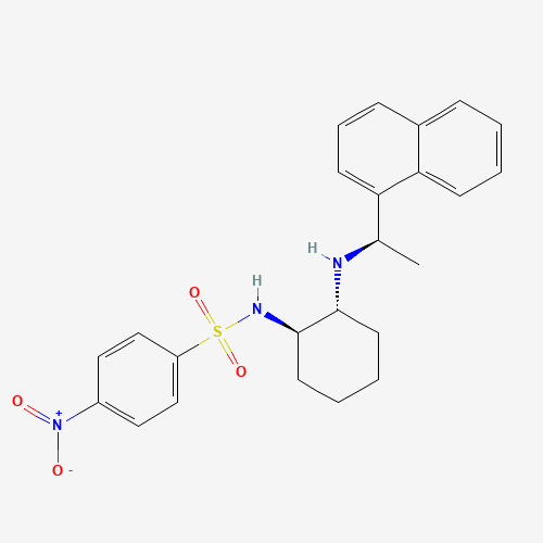 N-[(1R,2R)-2-[[(1R)-1-(1-Naphthyl)ethyl]amino]cyclohexyl]-4-nitrobenzenesulfonamide (CAS: 908598-58-3) - Related Chemical Product