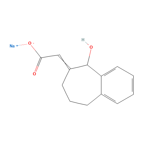NCS-382, Sodium Salt (CAS: 131733-92-1) - Chemical Structure and Molecular Formula 