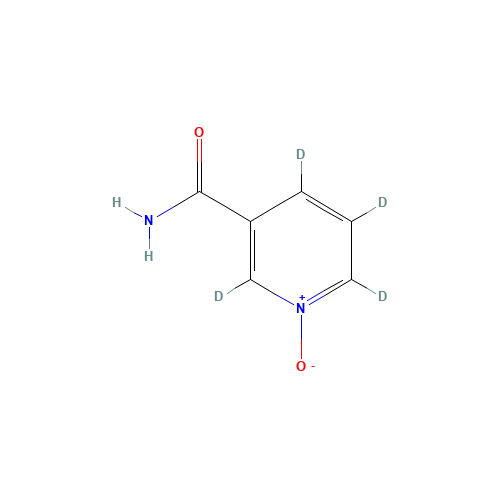 Nicotinamide-d4 N-Oxide (CAS: 1246817-64-0) - Chemical Structure and Molecular Formula 