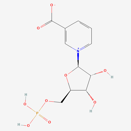 b-Nicotinic Acid Mononucleotide (CAS: 321-02-8) - Chemical Structure and Molecular Formula 