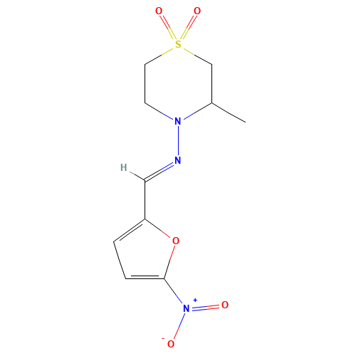Nifurtimox (CAS: 23256-30-6) - Chemical Structure and Molecular Formula 