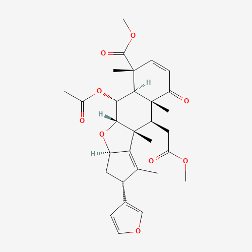 Nimbin (CAS: 5945-86-8) - Chemical Structure and Molecular Formula 