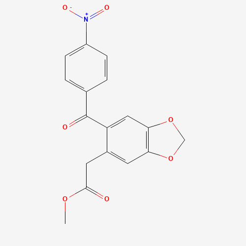 6-(4-Nitrobenzoyl)-1,3-benzodioxole-5-acetic Acid Methyl Ester (CAS: 197369-14-5) - Related Chemical Product