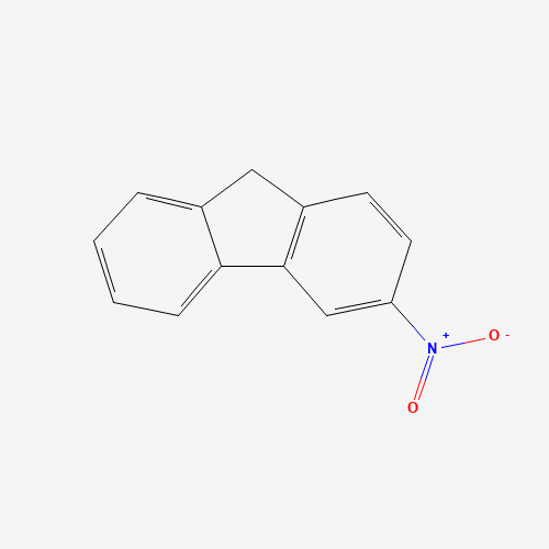 3-Nitrofluorene (CAS: 5397-37-5) - Chemical Structure and Molecular Formula 