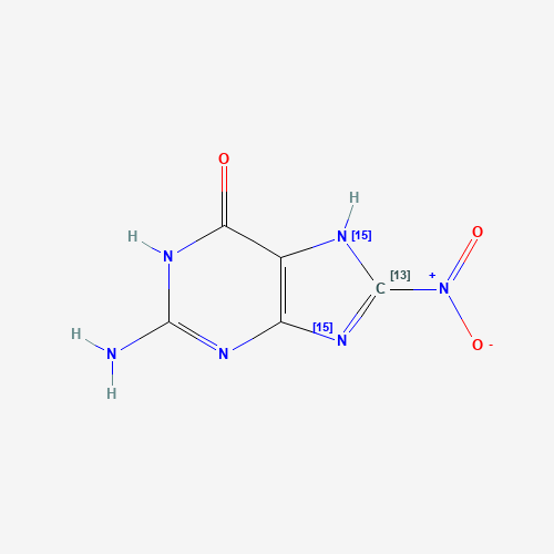 8-Nitroguanine-8-13C-7,9-15N2, technical grade-50% Purity (CAS: 938433-22-8) - Related Chemical Product
