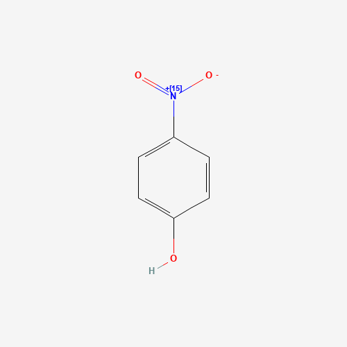 4-Nitrophenol-15N (CAS: 103427-15-2) - Chemical Structure and Molecular Formula 