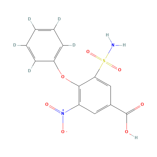 3-Nitro-4-phenoxy-5-sulfamoylbenzoic Acid-d5 (CAS: 1072125-53-1) - Related Chemical Product