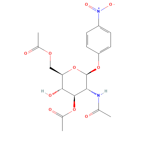 p-Nitrophenyl 2-Acetamido-2-deoxy-3,6-di-O-acetyl-b-D-glucopyranoside (CAS: 61891-87-0) - Related Chemical Product